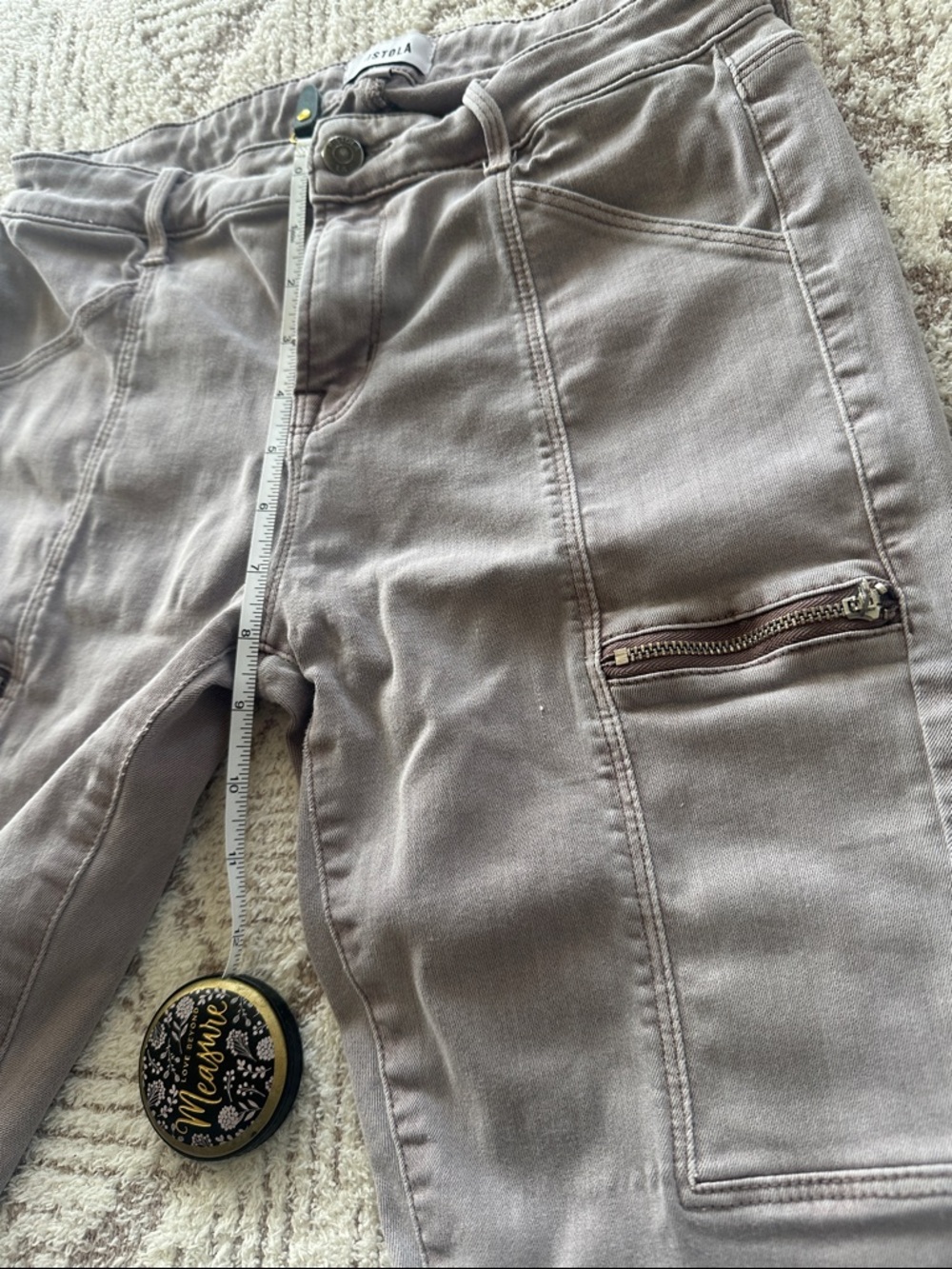 Pistola Gray Skinny Jeans High Rise Stretch Size 27